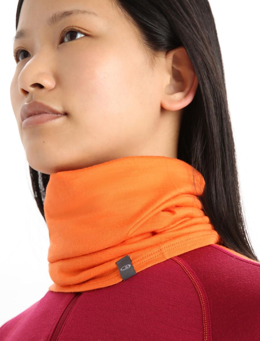 Women's Icebreaker Unisex Merino Flexi Chute Scarves Flash | CA 1493TCEV